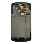 LCD Assembly With Frame Compatible for LG Nexus 4 (E960) (Refurbished) - Black