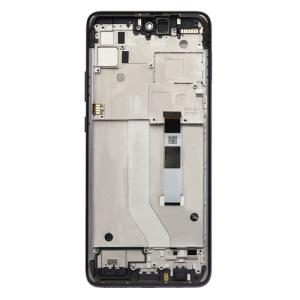 LCD Assembly With Frame Compatible for Motorola Moto One 5G Ace (XT2113-1 / XT2113-2  / 2021) (Refurbished) - Volcanic Gray