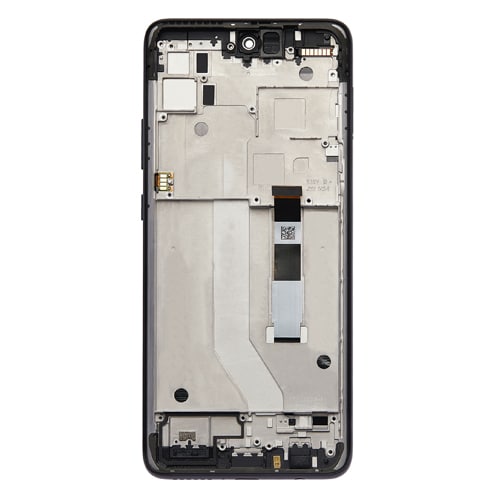 LCD Assembly With Frame Compatible for Motorola Moto One 5G Ace (XT2113-1 / XT2113-2  / 2021) (Refurbished) - Volcanic Gray