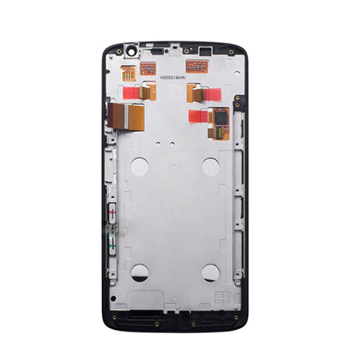 LCD Assembly With Frame Compatible for Motorola Moto X Play (XT1561) (Refurbished) - Black