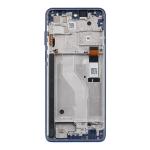 LCD Assembly With Frame Compatible for Motorola Moto G Stylus 4G (XT2211 / 2022) (Refurbished) - Twilight Blue