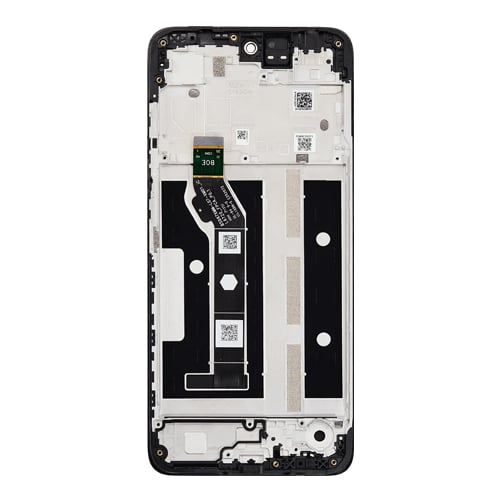 LCD Assembly With Frame Compatible for Motorola Moto G15 (XT2521-3 /2025) / G15 Power (XT2521-5 /2025) (Refurbished)