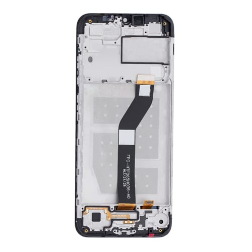 LCD Assembly With Frame Compatible for Motorola Moto G8 Power Lite (XT2055 / 2020) (Refurbished) - Black
