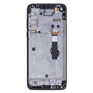 LCD Assembly With Frame Compatible for Motorola Moto G8 Power (XT2041-1 / XT2041-3 / 2020) (Refurbished) - Smoke Black