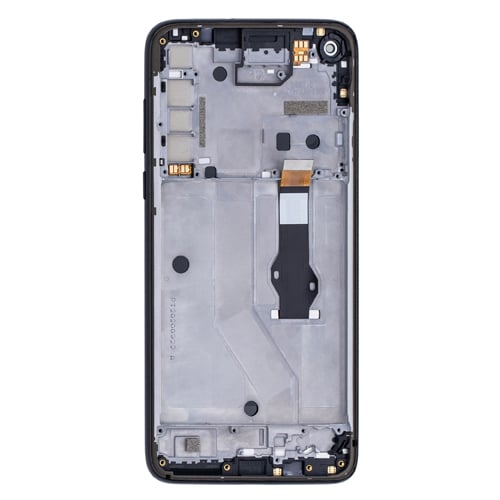 LCD Assembly With Frame Compatible for Motorola Moto G8 Power (XT2041-1 / XT2041-3 / 2020) (Refurbished) - Smoke Black
