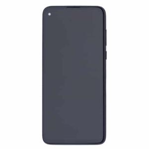 LCD Assembly With Frame Compatible for Motorola Moto G8 Power (XT2041-1 / XT2041-3 / 2020) (Refurbished) - Smoke Black