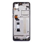 LCD Assembly With Frame Compatible for Motorola Moto One Action (XT2013 / 2019) (Refurbished) - Denim Blue