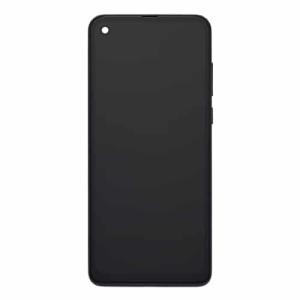 LCD Assembly With Frame Compatible for Motorola Moto One Action (XT2013 / 2019) (Refurbished) - Denim Blue
