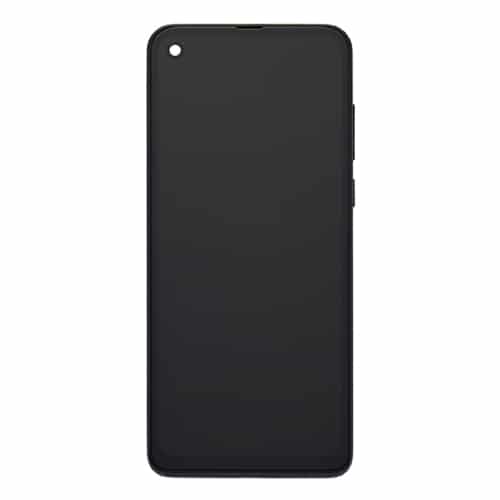 LCD Assembly With Frame Compatible for Motorola Moto One Action (XT2013 / 2019) (Refurbished) - Denim Blue