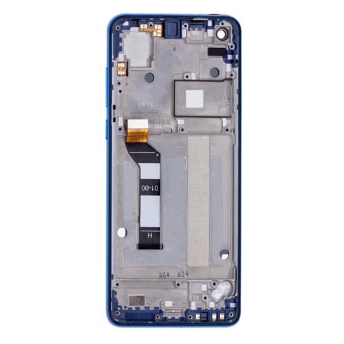 LCD Assembly With Frame Compatible for Motorola Moto One Vision (XT1970 / 2019) / P50 (Refurbished) - Sapphire Gradient