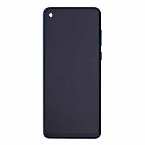 LCD Assembly With Frame Compatible for Motorola Moto One Vision (XT1970 / 2019) / P50 (Refurbished) - Sapphire Gradient