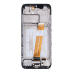 LCD Assembly With Frame Compatible for Samsung Galaxy A01 (A015 / 2020) (US Version) (Type-C Frame) (Refurbished) - Black