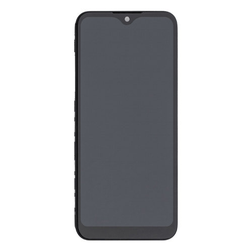 LCD Assembly With Frame Compatible for Samsung Galaxy A01 (A015 / 2020) (US Version) (Type-C Frame) (Refurbished) - Black