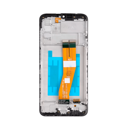 LCD Assembly With Frame Compatible for Samsung Galaxy A03S (A037F / 2021) (INT Version) (Dual Sim) (Refurbished) - Black