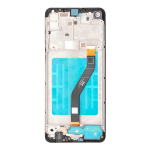 LCD Assembly With Frame Compatible for Samsung Galaxy A21 (A215 / 2020) (Refurbished) - Black
