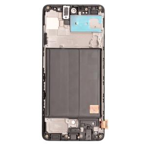 LCD Assembly With Frame Compatible for Samsung Galaxy A51 (A515 / 2019) (Aftermarket) (No Finger Print Scanner) - Black