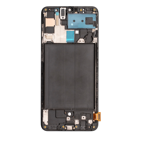 LCD Assembly With Frame Compatible for Samsung Galaxy A70 (A705 / 2019) (Aftermarket) (No Finger Print Scanner) - Black