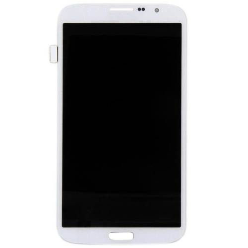 LCD Assembly With Frame Compatible for Samsung Galaxy Mega (I9200) (Refurbished) - White