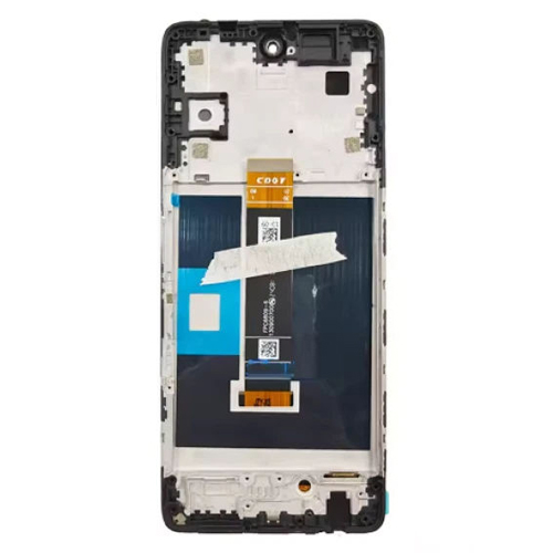 LCD Assembly With Frame Compatible for TCL 60 XE NxtPaper (T705M / Large FPC) (Refurbished) - Black