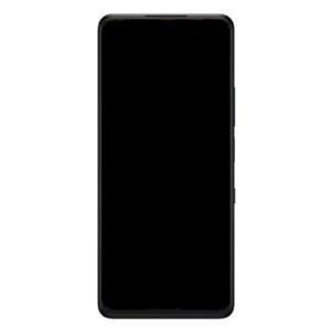 LCD Assembly With Frame Compatible for TCL 60 XE NxtPaper (T705M / Large FPC) (Refurbished) - Black