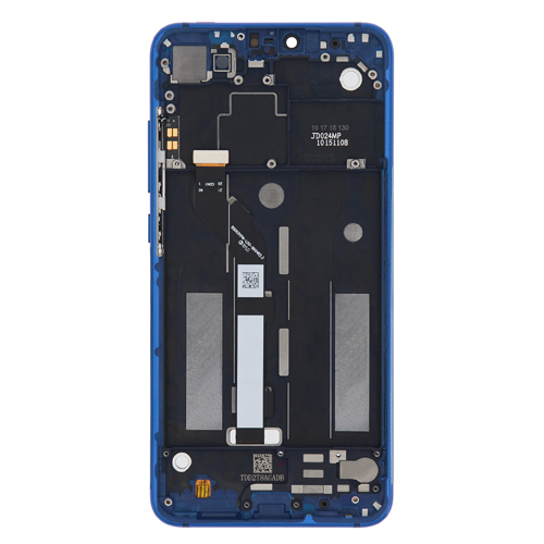 LCD Assembly With Frame Compatible for Xiaomi Mi 8 Lite (Refurbished) - Blue