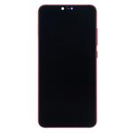 LCD Assembly With Frame Compatible for Xiaomi Mi 8 Lite (Refurbished) - Red