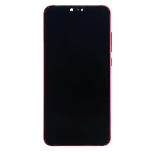 LCD Assembly With Frame Compatible for Xiaomi Mi 8 Lite (Refurbished) - Red