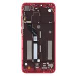 LCD Assembly With Frame Compatible for Xiaomi Mi 8 Lite (Refurbished) - Red