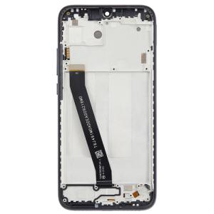 LCD Assembly With Frame Compatible for Xiaomi Redmi 7 (Refurbished) - Eclipse Black