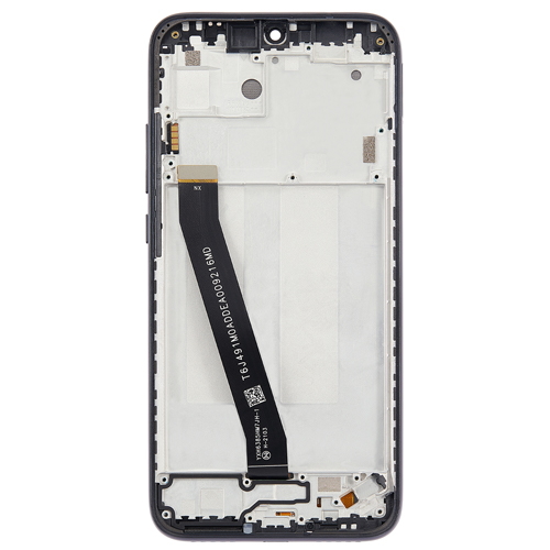 LCD Assembly With Frame Compatible for Xiaomi Redmi 7 (Refurbished) - Eclipse Black