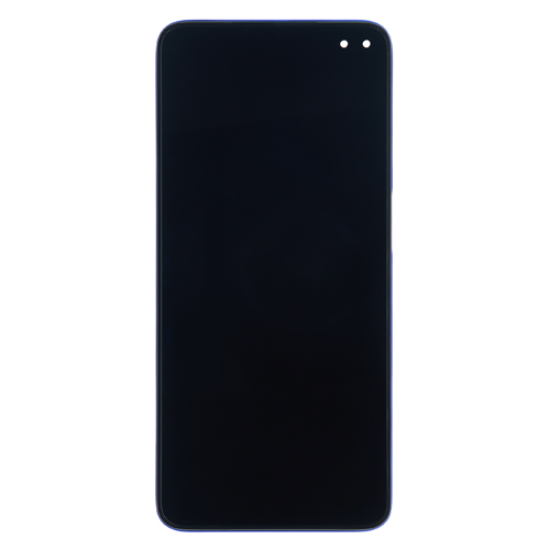 LCD Assembly With Frame Compatible for Xiaomi Redmi K30 5G (Refurbished) - Blue