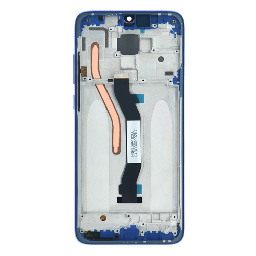 LCD Assembly With Frame Compatible for Xiaomi Redmi Note 8 Pro (Refurbished) - Blue