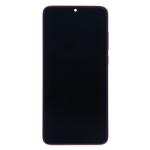 LCD Assembly With Frame Compatible for Xiaomi Redmi Note 8 Pro (Refurbished) - Red