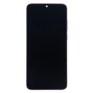 LCD Assembly With Frame Compatible for Xiaomi Redmi Note 8 Pro (Refurbished) - Red