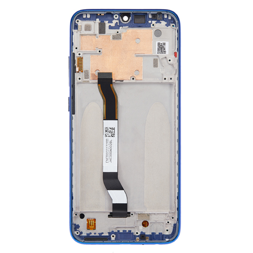LCD Assembly With Frame Compatible for Xiaomi Redmi Note 8 (Refurbished) - Neptune Blue