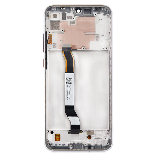 LCD Assembly With Frame Compatible for Xiaomi Redmi Note 8T (Refurbished) - Moonlight White