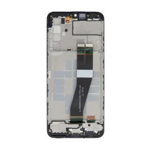 LCD Assembly With Frame Compatible for Samsung Galaxy A03S (A037M / 2021) (Single Sim - Type-C Frame) (Refurbished) - Black