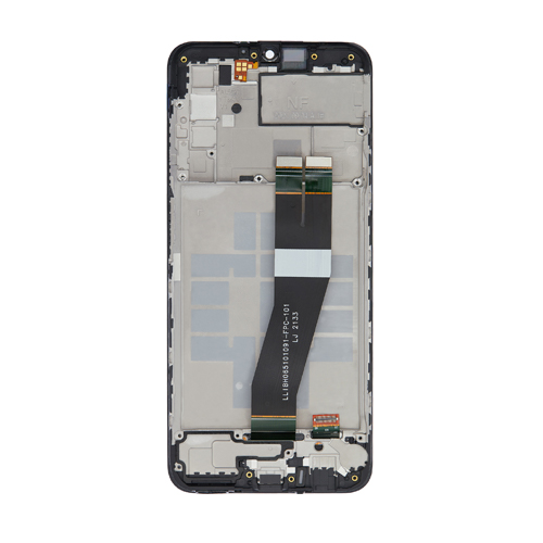 LCD Assembly With Frame Compatible for Samsung Galaxy A03S (A037M / 2021) (Single Sim - Type-C Frame) (Refurbished) - Black