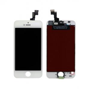 LCD Assembly with Steel Plate Compatible for iPhone 5S / SE (2016) (Refurbished) - White