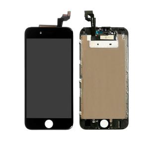 LCD Assembly with Steel Plate Compatible for iPhone 6S (Aftermarket Plus /Incell) - Black