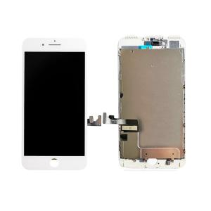 LCD Assembly with Steel Plate Compatible for iPhone 7 Plus (TFT) - White