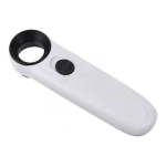 MG6B-1B Handheld 40 Times HD Magnifier Glass with LED for PCB Circuit Board