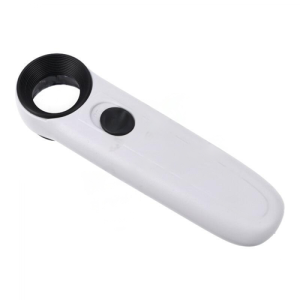 MG6B-1B Handheld 40 Times HD Magnifier Glass with LED for PCB Circuit Board