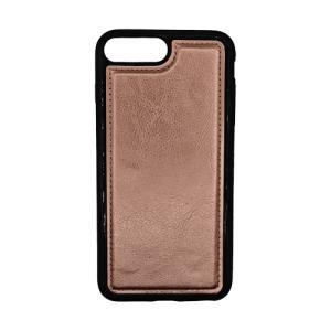 Magnetic Detachable Leather Wallet Case for Apple iPhone 7 Plus / 8 Plus - Rose Golden