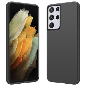 Slim Matte Premium Soft TPU Case for Samsung Galaxy S25 Ultra - Black