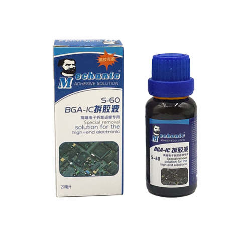 Mechanic Special Glue Removal Solution for the High-End Electronic S-60 (20ml)