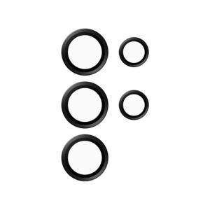 Metal Glass Lens Protection Compatible for Samsung Galaxy S25 Ultra – Black