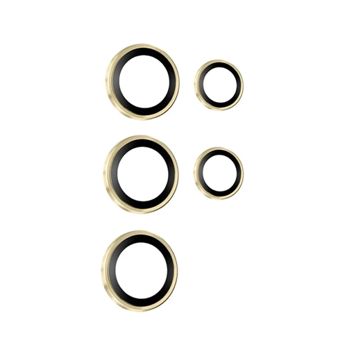 Metal Glass Lens Protection Compatible for Samsung Galaxy S25 Ultra – Golden
