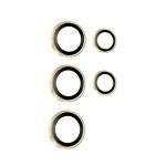 Metal Glass Lens Protection Compatible for Samsung Galaxy S24 Ultra – Golden