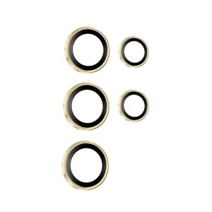 Metal Glass Lens Protection Compatible for Samsung Galaxy S24 Ultra – Golden
